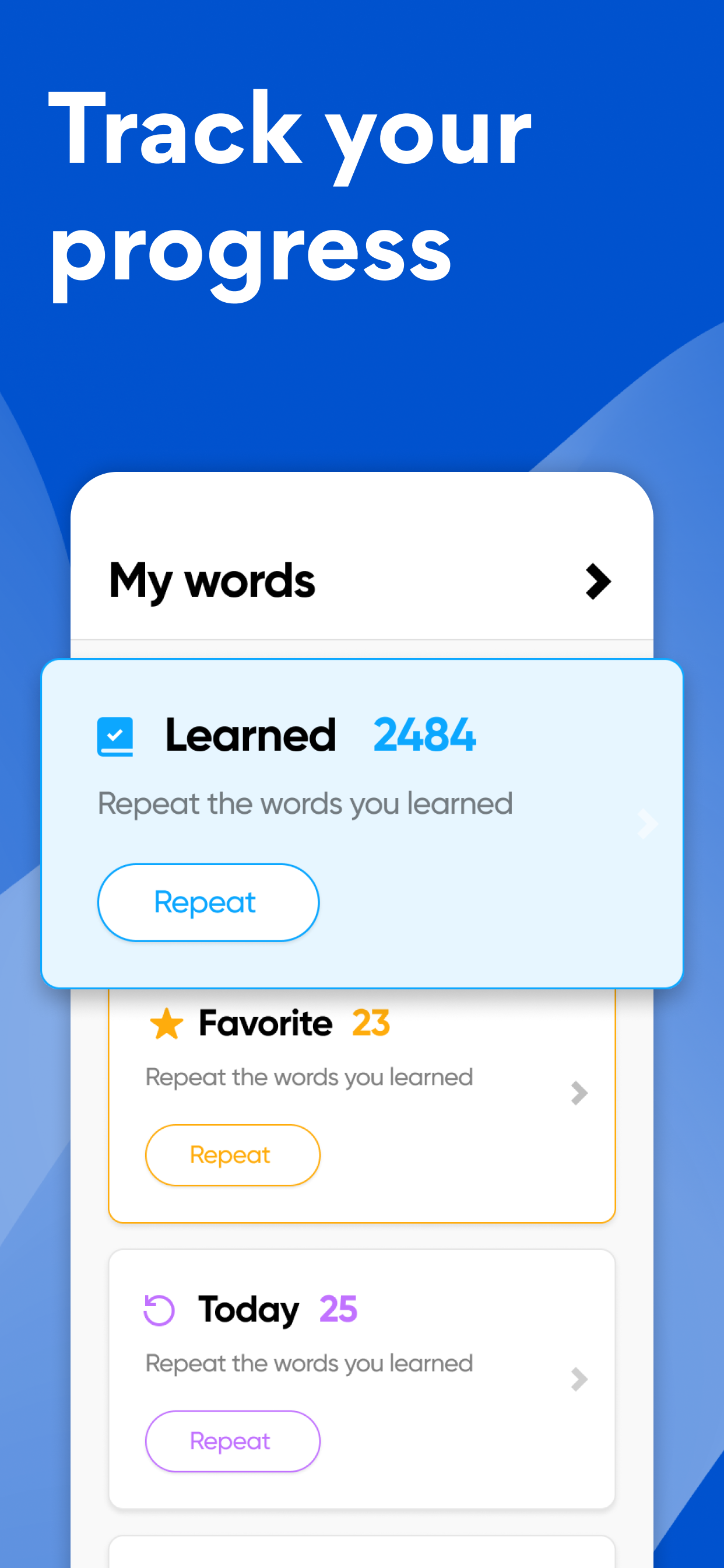 Lexis: Learning English Words