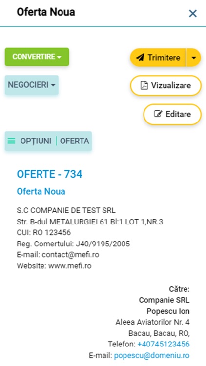 MEFI CRM