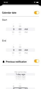 Linear Calendar screenshot #4 for iPhone