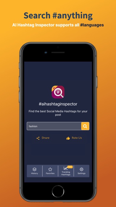 Trending Hashtags Inspector AI Screenshot
