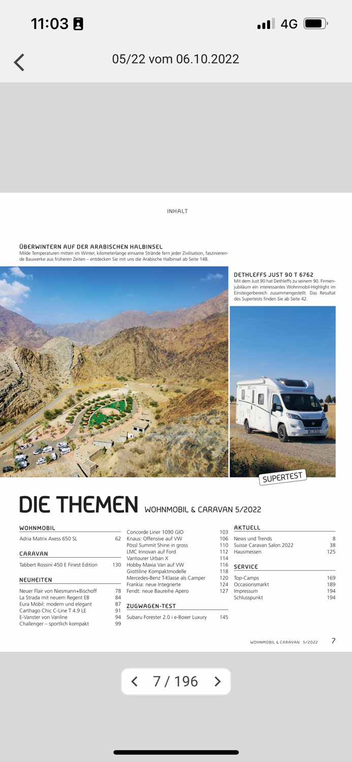 Wohnmobil and Caravan