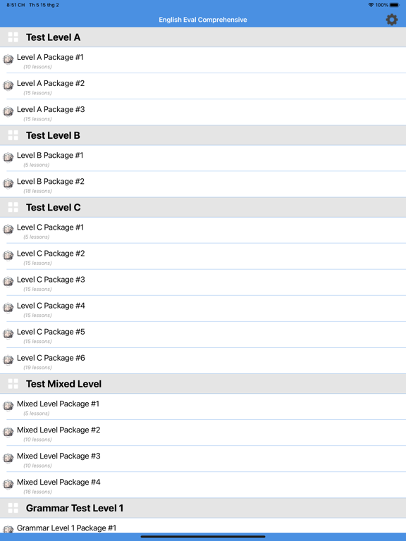 Screenshot #4 pour English Eval Comprehensive