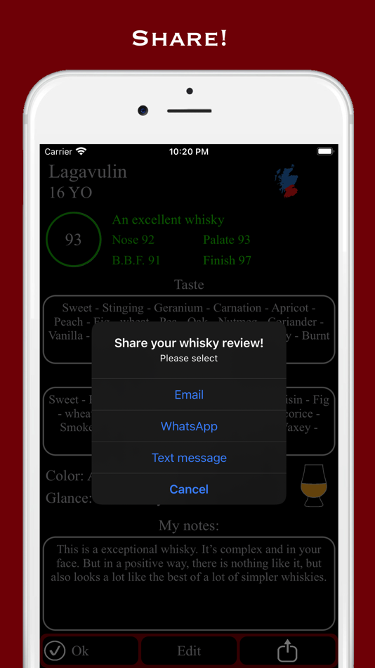 #8. Whisky Rating (iOS) Podle: Klaas Kremer