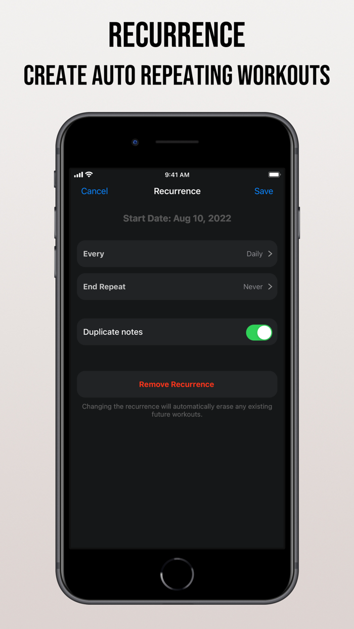 Workout Calendar - Motivation