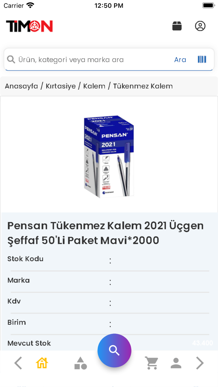 Timon Kırtasiye B2B