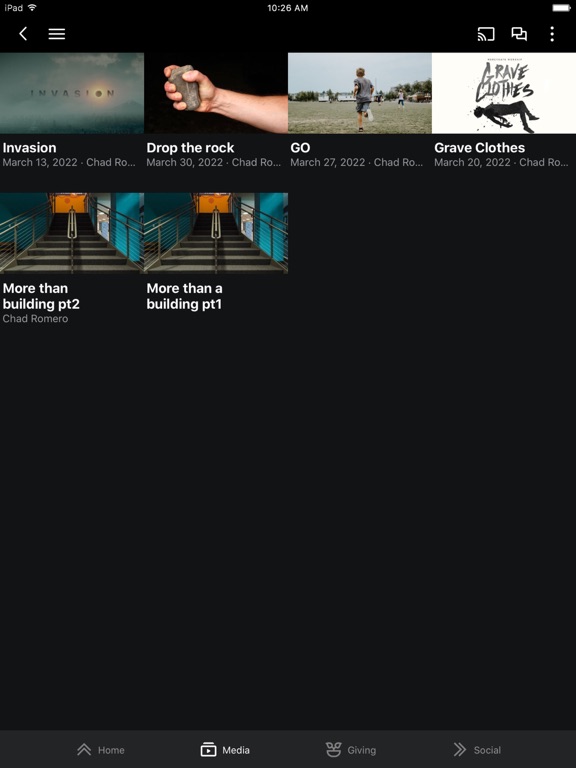 Praise Church iPad screenshot 2 - Education app