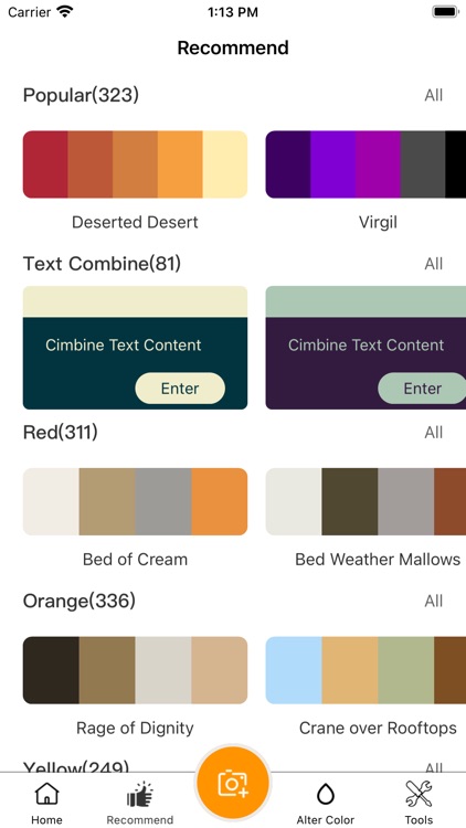 Palette Collect - Match colors