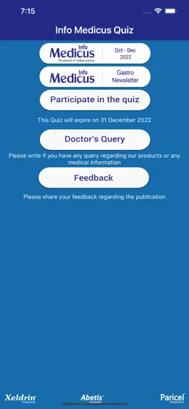 Game screenshot Info Medicus Quiz mod apk