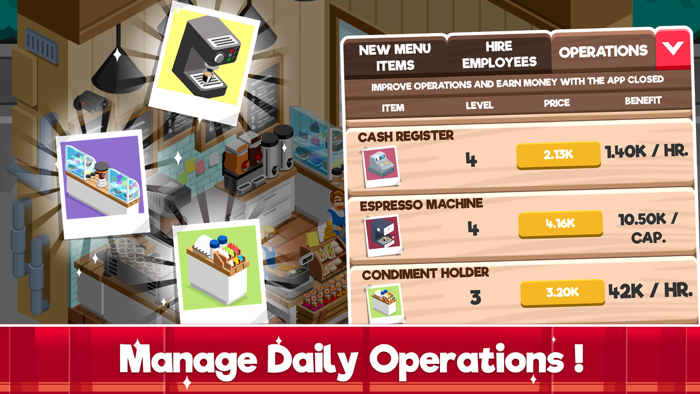 Cafe Tycoon Idle Empire Story