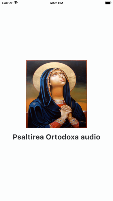 Psaltirea Ortodoxa AUDIO Screenshot