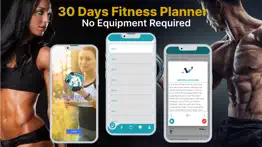 30 day fitness workout planner iphone screenshot 1