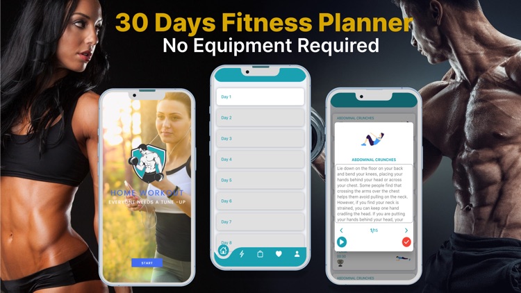 30 Day Fitness Workout Planner