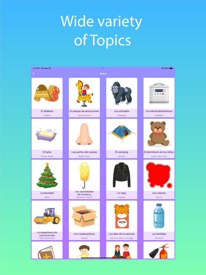 Lingo Speak Learn Spanish ABC