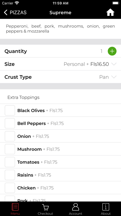 Screenshot 3 of Pizza Hut Curacao App