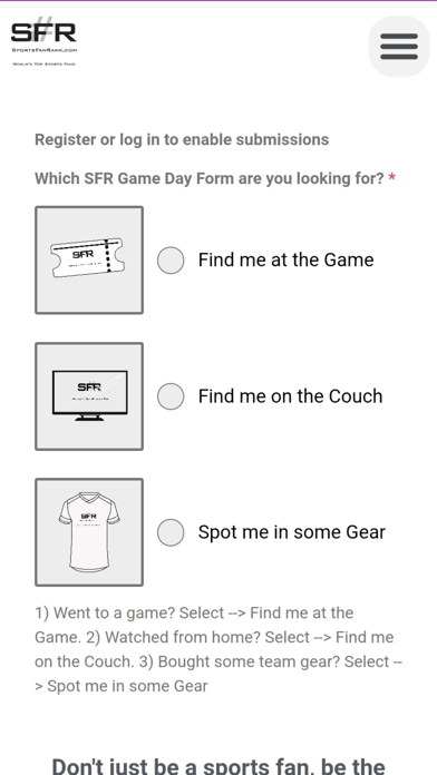 Sports Fan Rank Screenshot