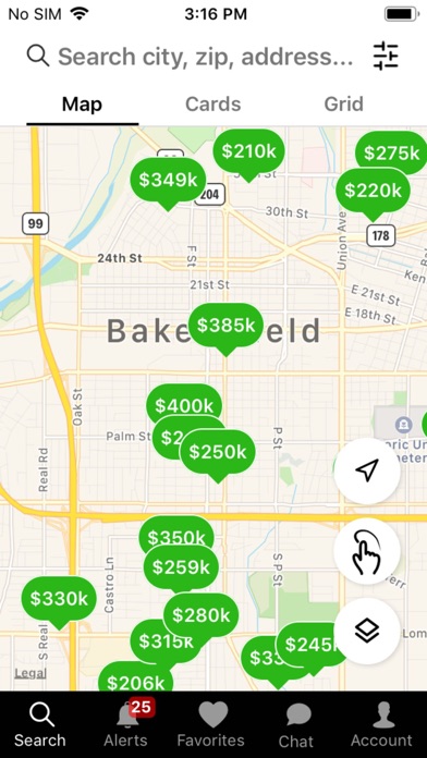 Search Bakersfield Screenshot