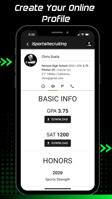 iSportsRecruiting Screenshot