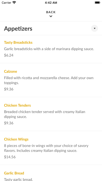 Guido's Pizza & Pasta Screenshot