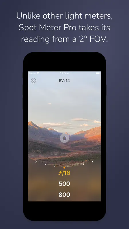 Spot Meter Pro screenshot 1 of 3