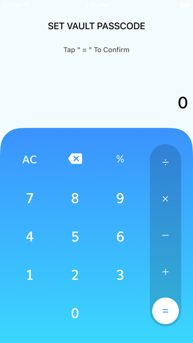 Calculator Vault - App Locker Screenshot