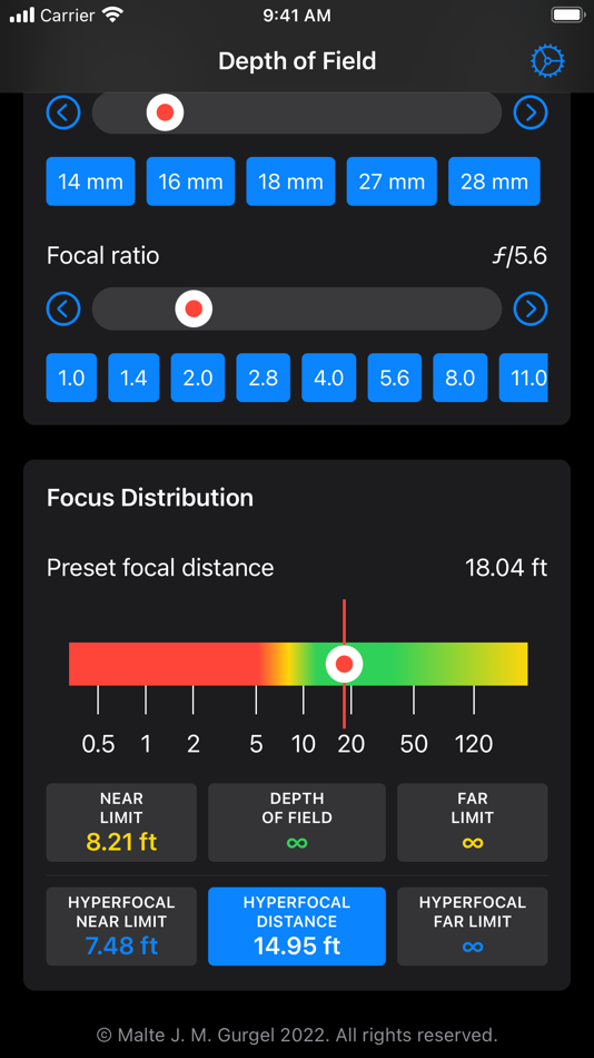 #6. Depth of Field Estimator (macOS) 由: Malte Jan Michael Gurgel