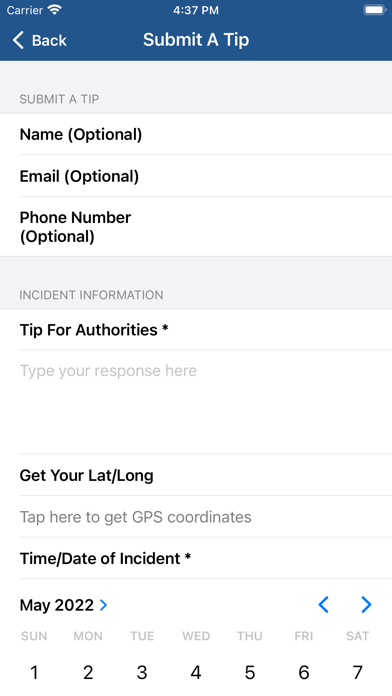 Beckham County Sheriff (OK) Screenshot