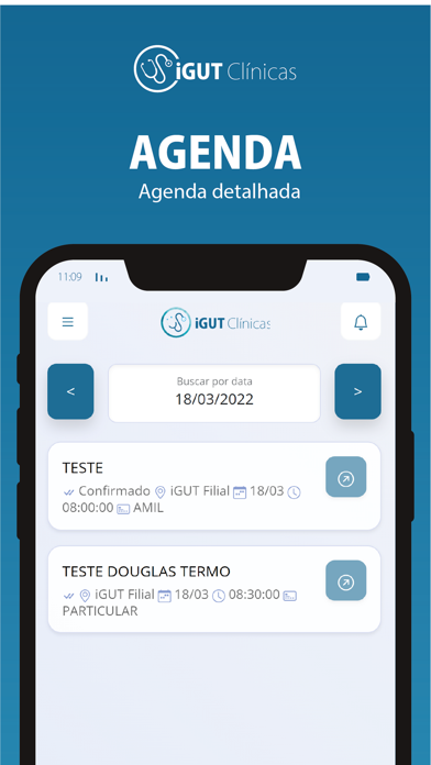 iGUT Clinicas Screenshot