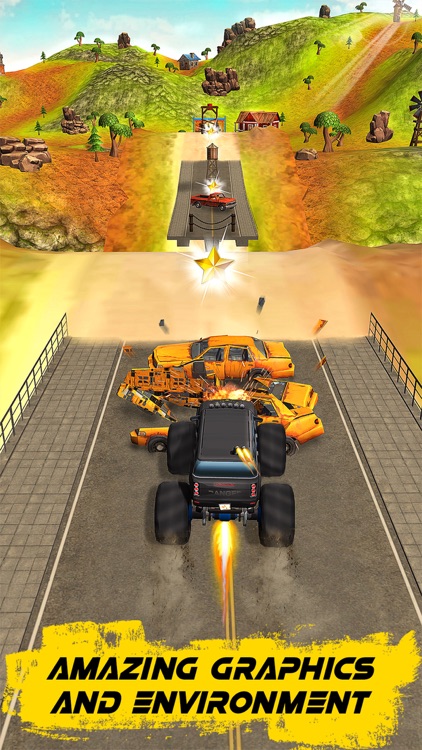 Slingshot - Flying car games screenshot-4