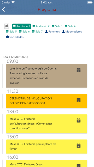 Congreso SECOT 59 Screenshot
