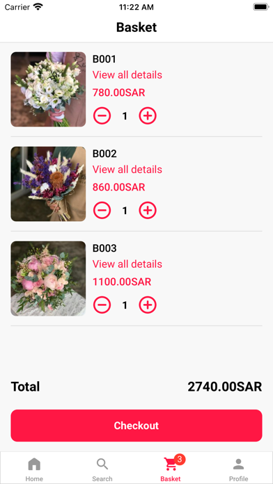 Redlines Florist Screenshot