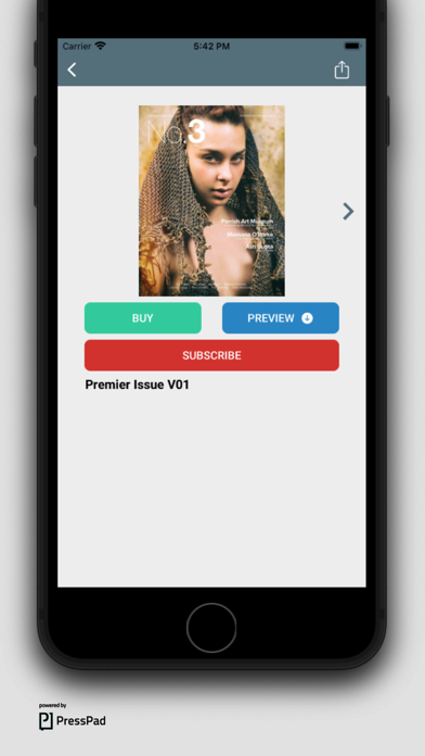 No.3 Magazine app Screenshot