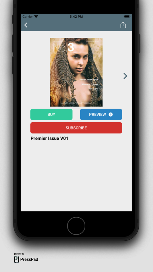 #2. No.3 Magazine app (iOS) 由: PressPad Sp. z o.o.