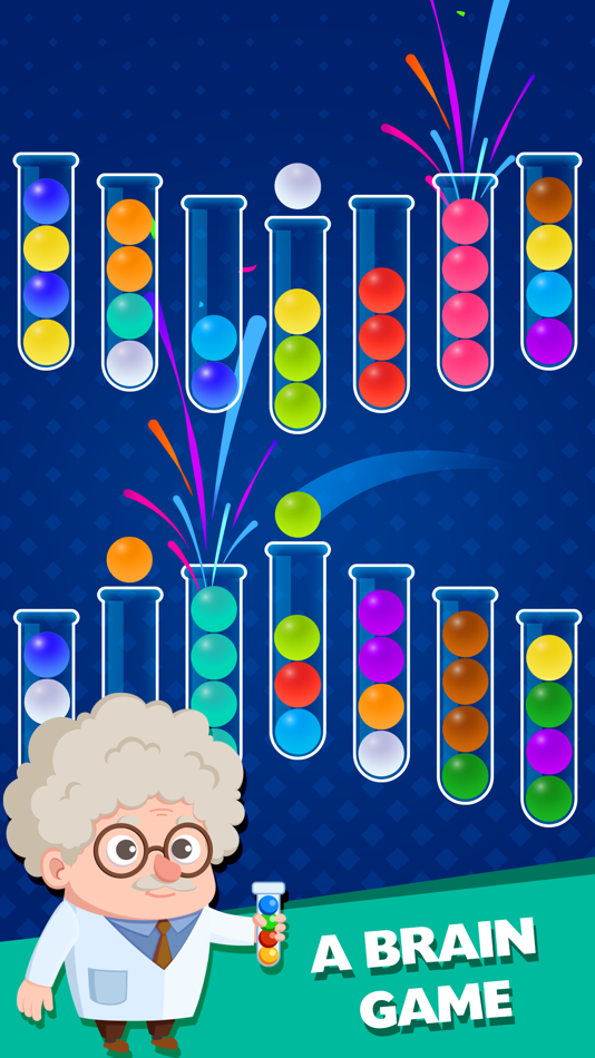 #4. Colored Ball Sort Puzzle (iOS) By: 吉良 高