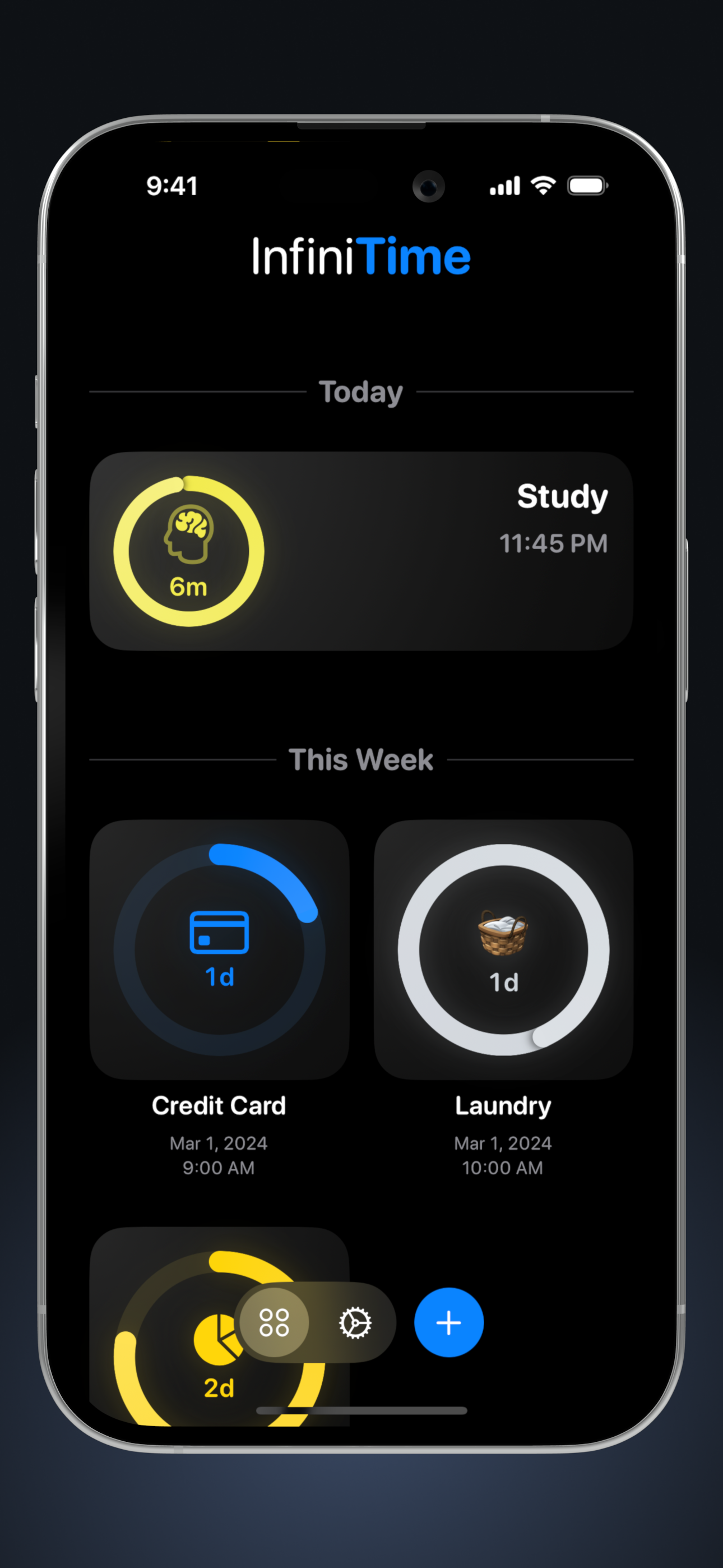InfiniTime - Widget Reminders