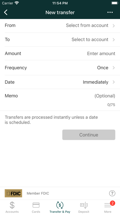 Ultima Bank Minnesota Mobile Screenshot