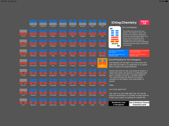 TarotIChingChemistry