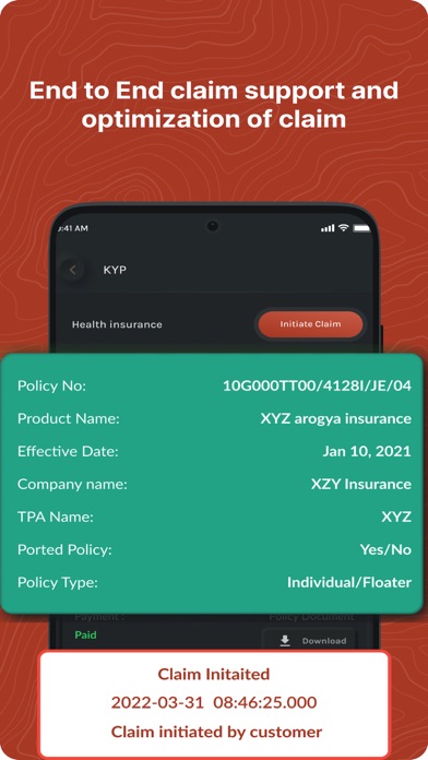 HobNob - Insurance Claims Screenshot