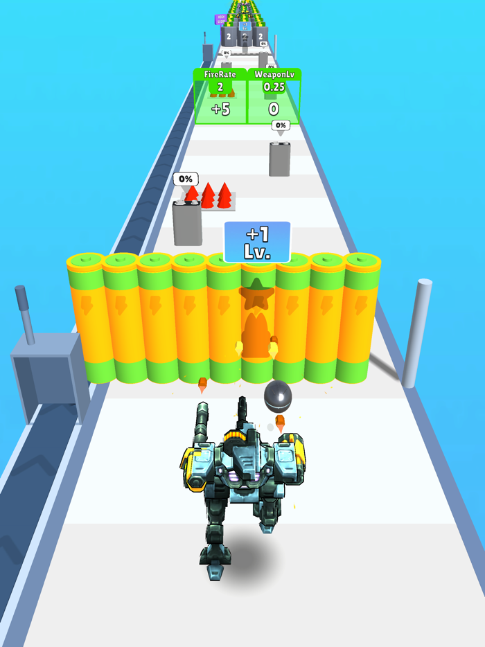 Mech Runner 3D Gun Battle