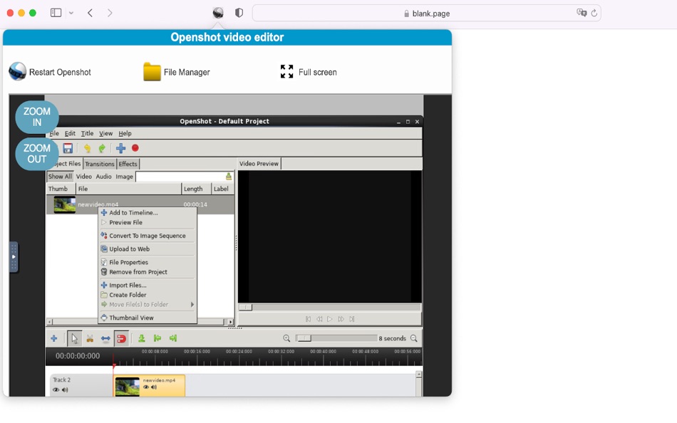 #2. OpenShot video editor (macOS) 由: SSA