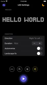 led mix: scrolling text banner iphone screenshot 3