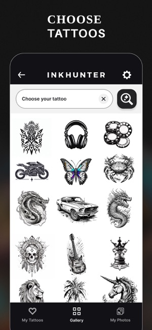 INKHUNTER Try Tattoo Designs on the App Store