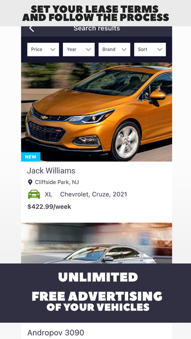 Huur: Rideshare Car Rentals Screenshot