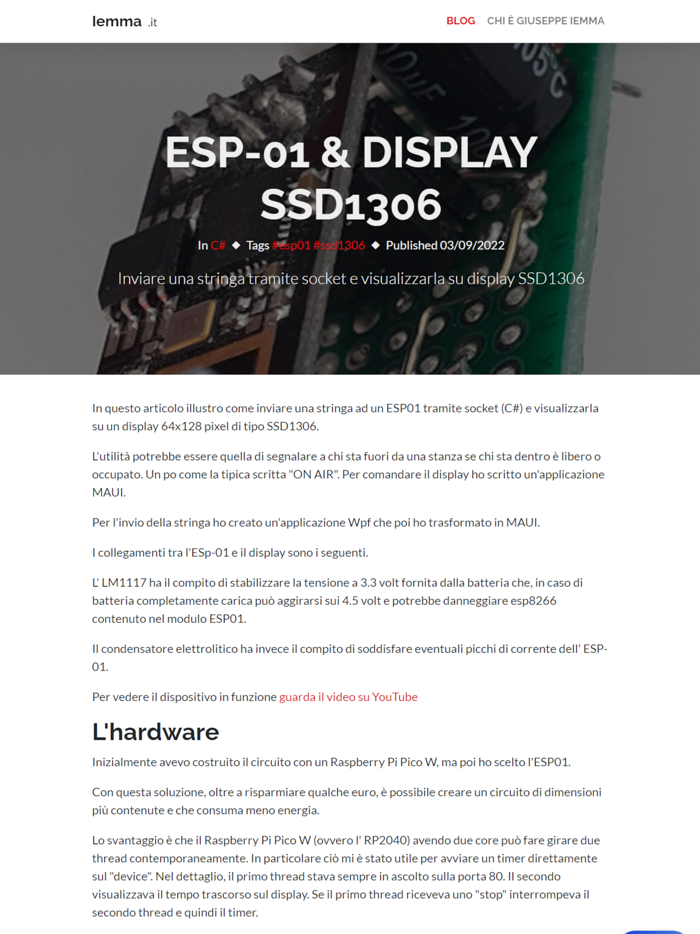 Il blog di Giuseppe Iemma