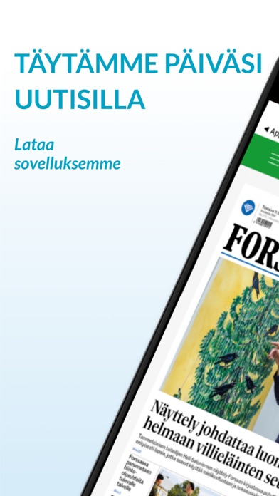 Forssan Lehti, päivän lehti Screenshot