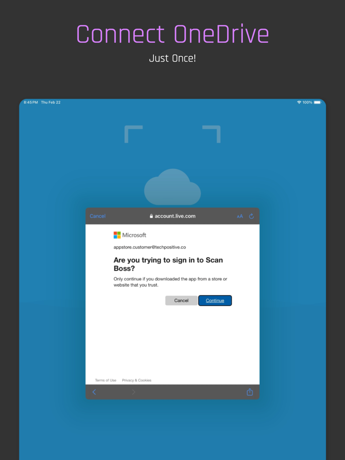Scan Boss for OneDrive
