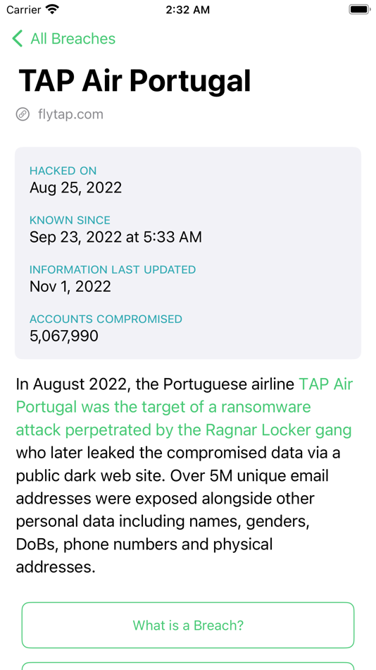 #8. Was I Hacked? (iOS) 由: Alexandra Holguin