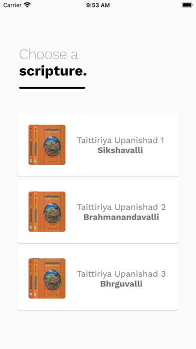 Taittiriya Upanishad Screenshot