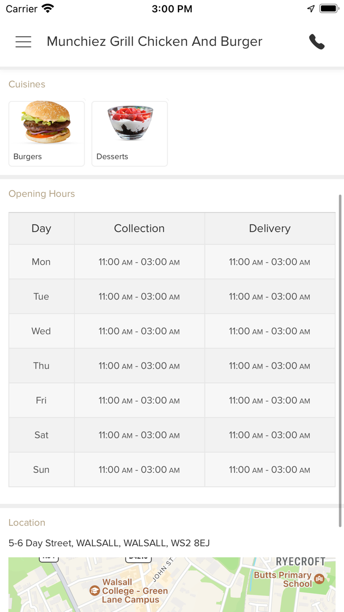 Munchiez Grill Chickenand Burger