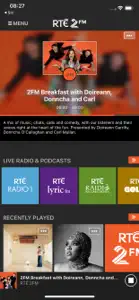 RTÉ Radio Player screenshot #1 for iPhone