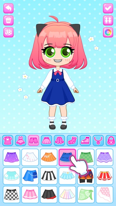 ちび Chibi 人形 女の子 ゲーム チビ きせかえゲームのおすすめ画像8